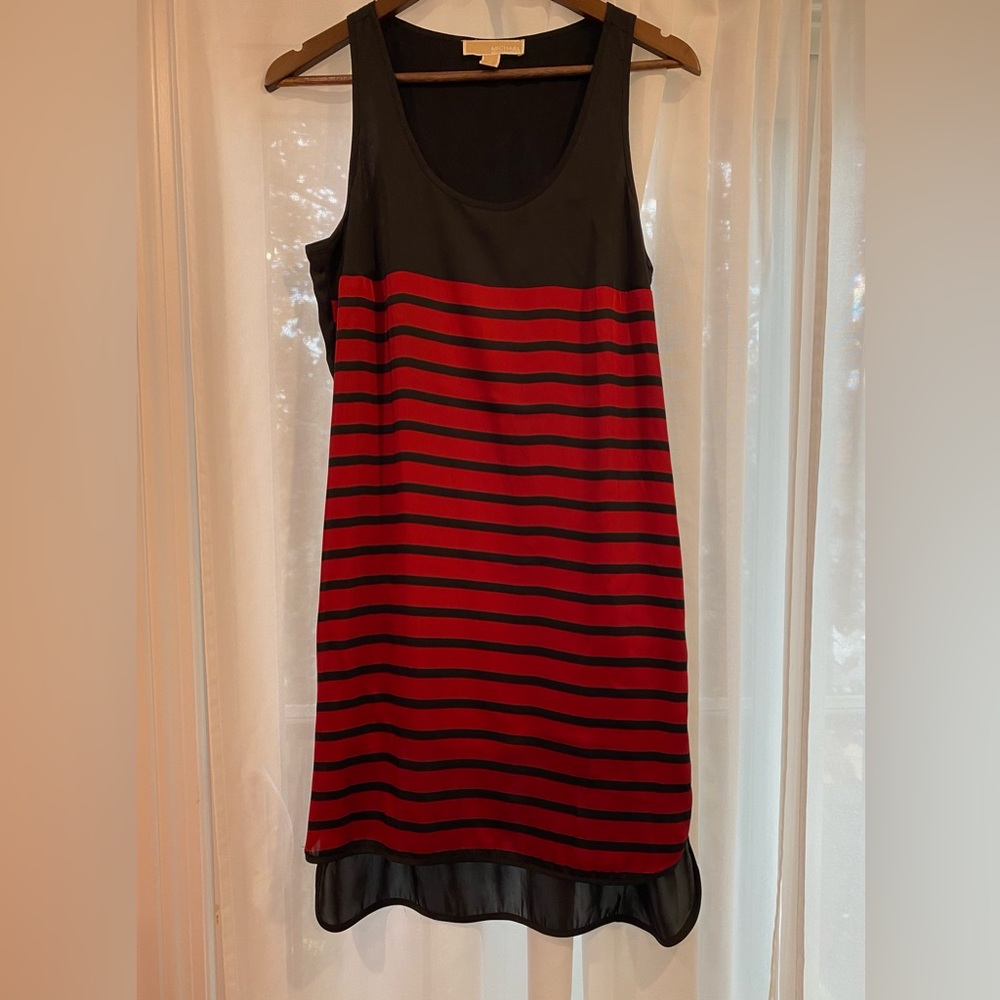 Micheal Kors size M silky pullover tank dress, midi length